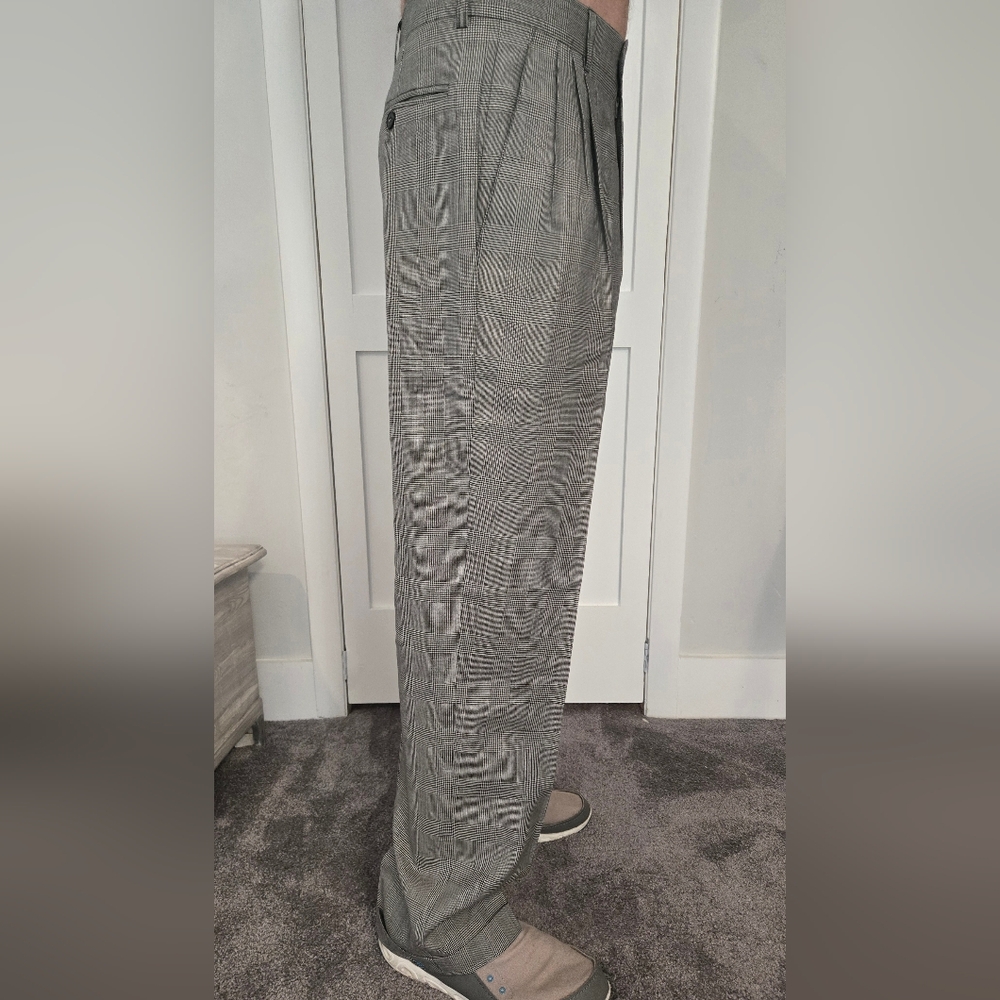 Zanella Gray Dress Pants Elegant Fit